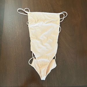 Indah Axel One Piece in Color Buff - Size S